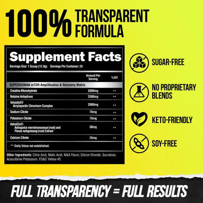 ALPHA LION Superhuman Pre Workout Powder & Post Workout Recovery Bundle, Sustained Energy & Focus + Lean Muscle Growth, Strength & Volume (Hulk Juice & Muscle Marg ALPHA LION