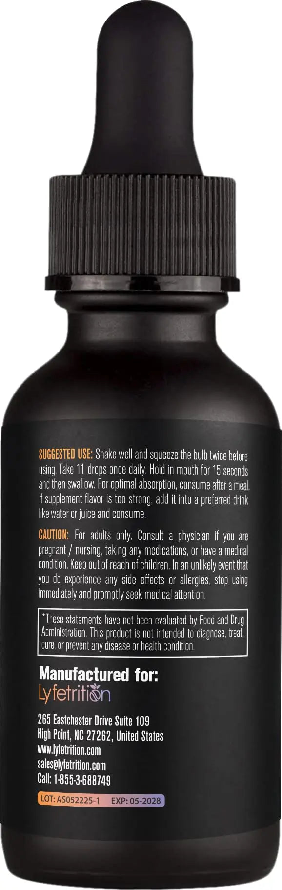 Lyfetrition GABA with L-Theanine, Ginkgo Biloba (Salisburia biloba) Extract, Organic Peruvian MACA Root (Lepidium meyenii) Extract, 118 ml, 4 FL Oz Liquid, 220 Servings, Made in USA, Quick Absorption Lyfetrition buy supplements Au