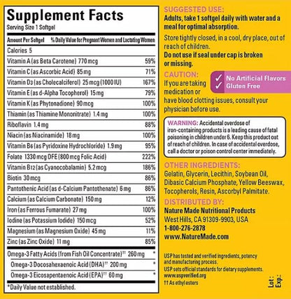 MUNCHIE MIX Prenatal + DHA, 200mg Softgels (150 ct.) MUNCHIE MIX