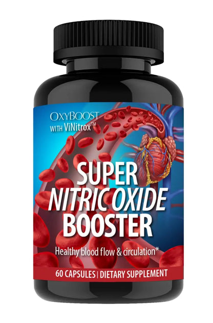 OxyBoost - Nitric Oxide Supplement (1 Bottle - 30 Servings) OxyNaturals