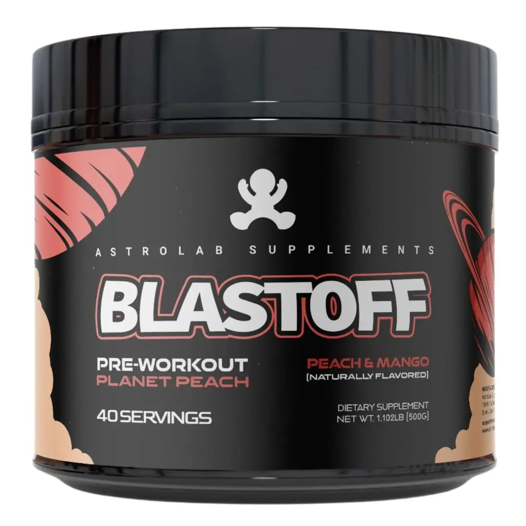 BLASTOFF Pre-Workout Powder - Organic Beet Root Powder with Natural Peach Mango AstroLab Supplements