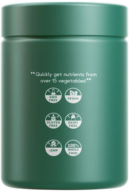 Codeage Instantfood Easy Veggies, Over 15 Vegetable Powders Equivalent All-in-One, Daily Vegan Blend, Whole Food Greens Vitamins Supplement Capsules, Phytonutrients Multivitamin, Non-GMO, 90 Capsules Codeage buy supplements Au