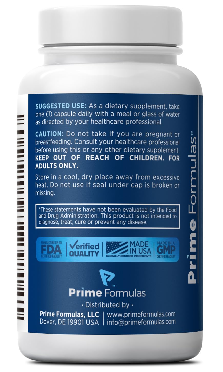 Nicotinamide 500 mg with Resveratrol 100 mg 120 Veggie Capsules - Non-GMO Vitamin B3, Supports Metabolic Health, NAD+, Skin Cell & Mitochondrial Energy Production. Made in USA for Men and Women Prime FormulasBuy Supplements Australia
