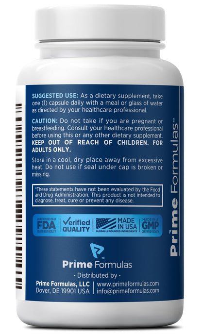 Nicotinamide 500 mg with Resveratrol 100 mg 120 Veggie Capsules - Non-GMO Vitamin B3, Supports Metabolic Health, NAD+, Skin Cell & Mitochondrial Energy Production. Made in USA for Men and Women Prime FormulasBuy Supplements Australia
