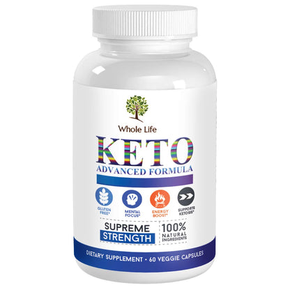WHOLE LIFE Keto Advanced Formula Diet BHB Pills - Ketogenic All Natural, Support WHOLE LIFE