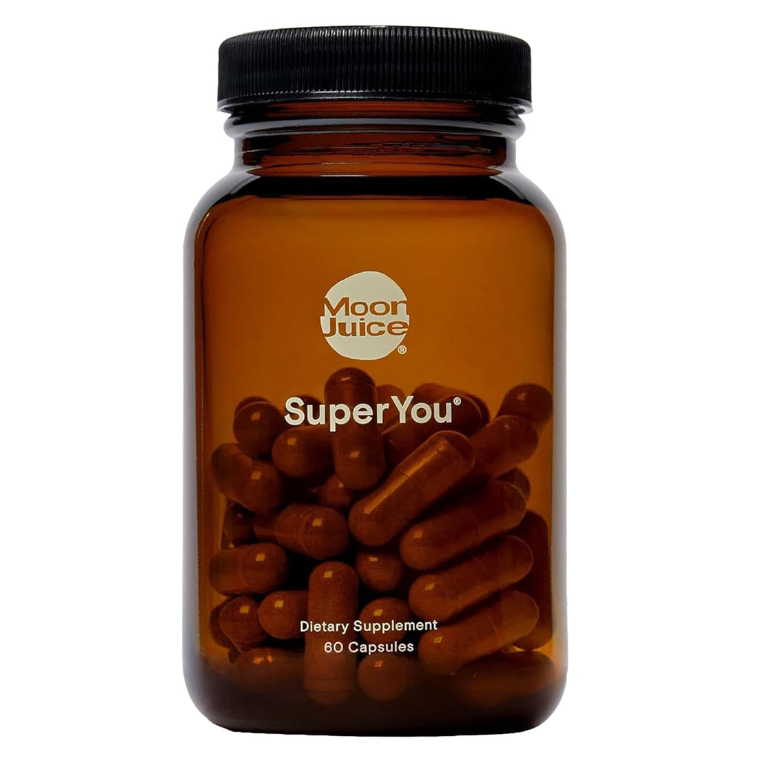 Moon Juice SuperYou Ashwagandha Supplements with Rhodiola, Shatavari & Amla - Cortisol Reducer for Energy, Mood, Focus and Stress Support, Vegan, Non-GMO & 100% Traceable, 60 Capsules, 30 Servings Moon JuiceBuy Supplements Australia