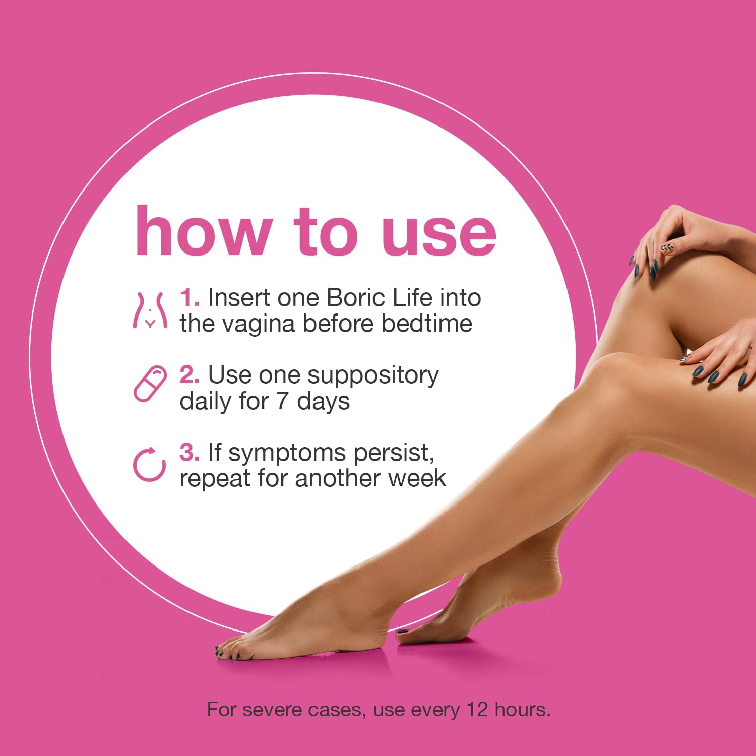 NutraBlast Boric Acid Suppositories - 100% Pure Made in USA - Boric Life Intimate Health Support (30 Count) NutraBlastBuy Supplements Australia
