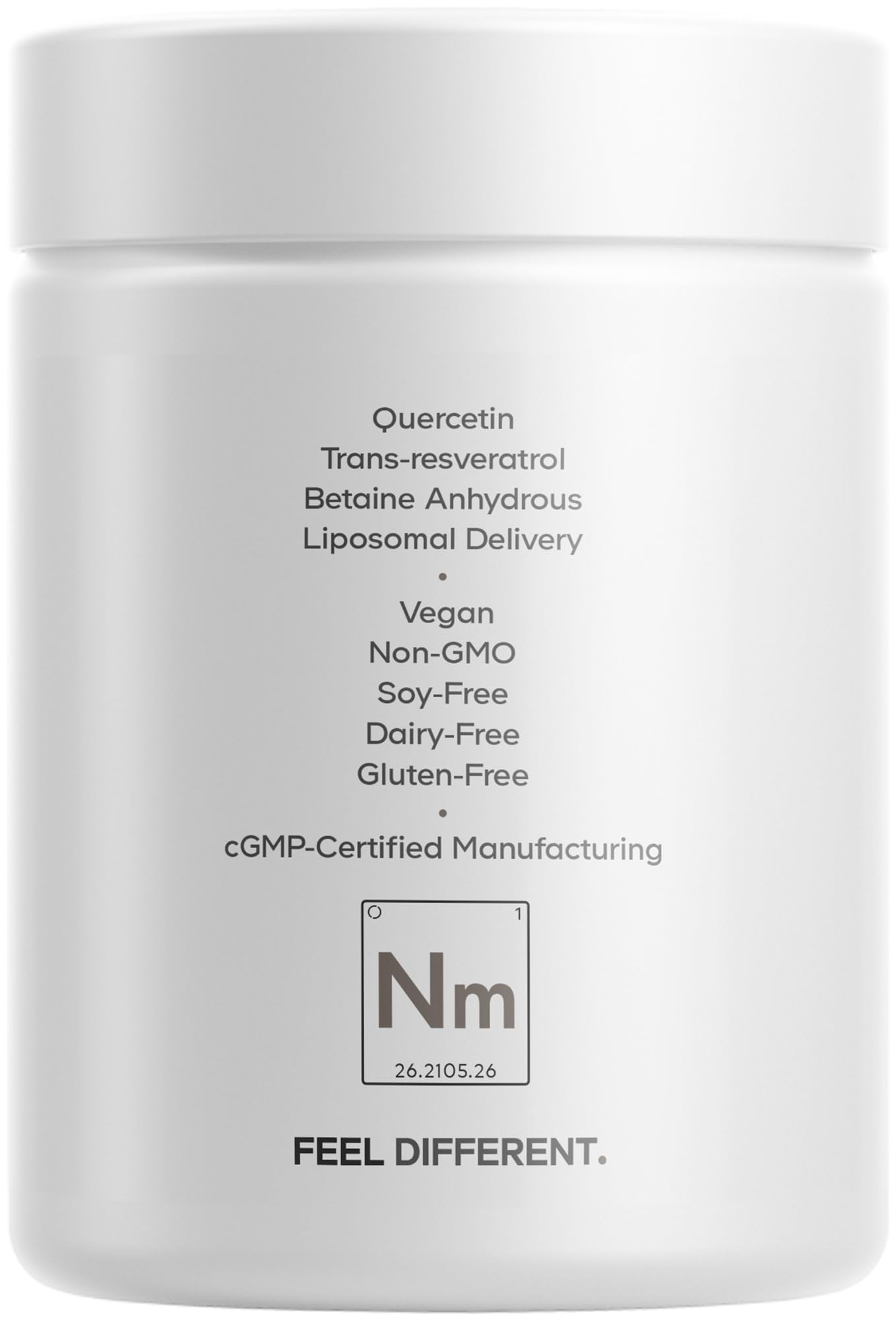 Codeage Liposomal NMN Platinum - 500 mg NMN Supplement, Nicotinamide Mononucleotide, NAD Precursor - Quercetin, Resveratrol, Betaine TMG, Vitamin B2 Riboflavin & Vitamin B12 - Non-GMO - 90 Capsules CodeageBuy Supplements Australia