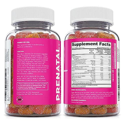 Dr. Tobias Prenatal Vitamin Gummy – Iron Free Prenatal Vitamins with DHA and Folic Acid – Good Source Dr. Tobias