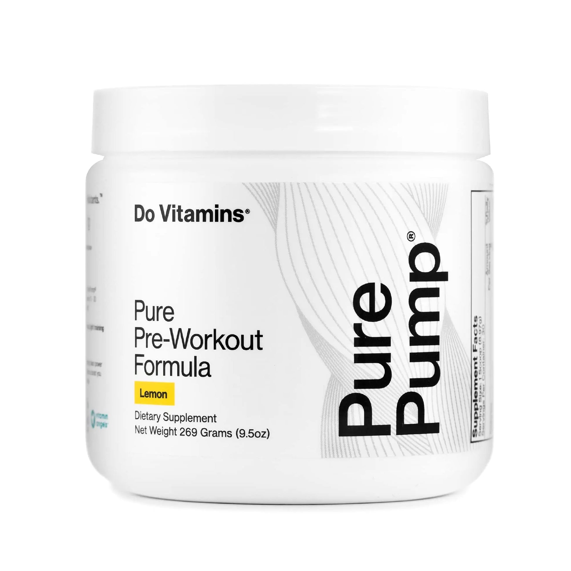 Do Vitamins PurePump - All-Natural Clean Preworkout Powder, Boost Energy, Focus Do Vitamins