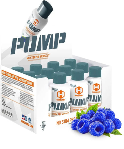 HARDLABZ Pump – Non-Stimulant Caffeine Free Powerful Liquid Pre-Workout Energy Shot HARDLABZ