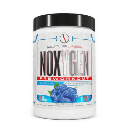 Purus Labs NOXYGEN PREWORKOUT Powder, 30 Servings (Blue Raspberry) Purus Labs