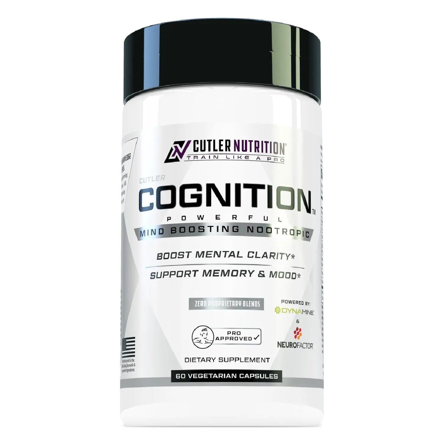Cutler Nutrition Cognition supplement container on a white background