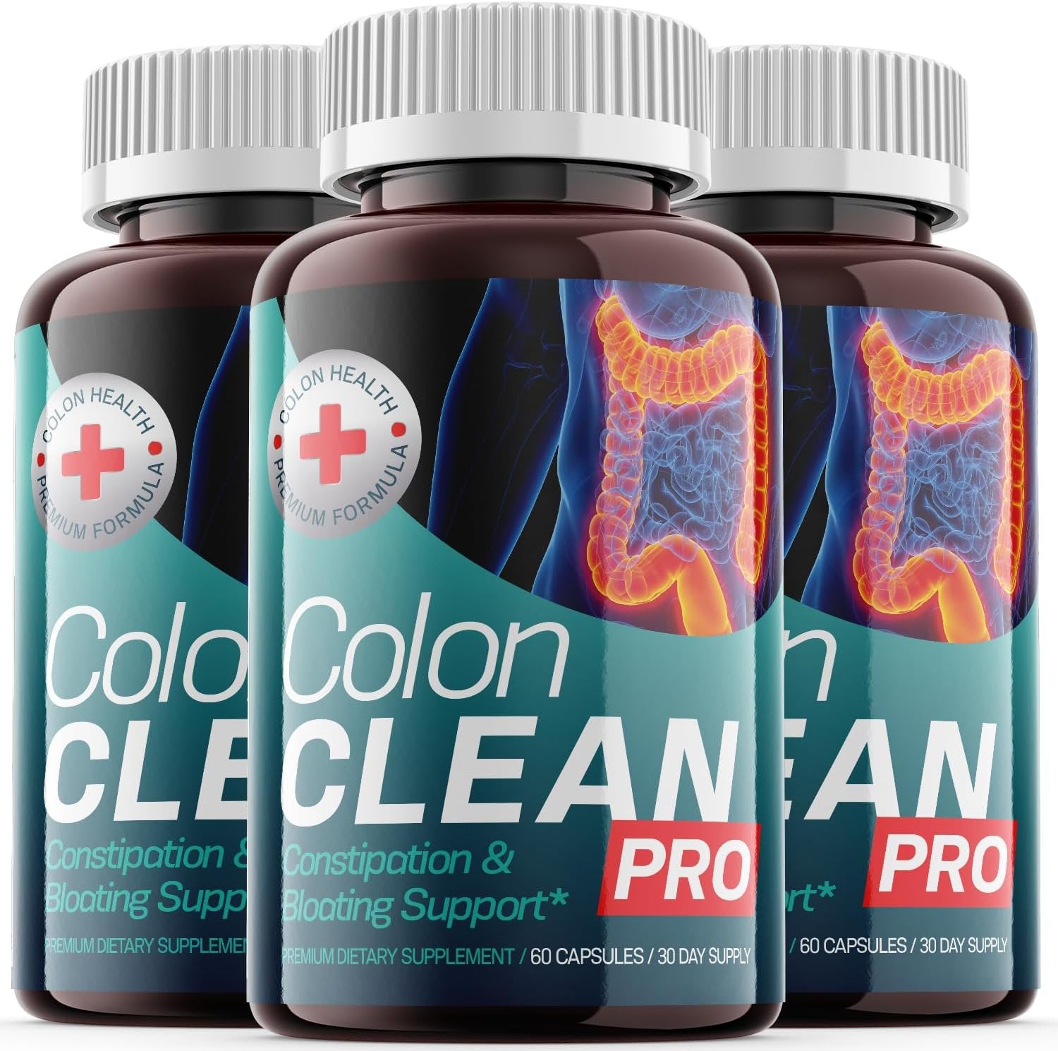 (3 Pack) Colon Clean Pro, Colon Clean Pro Pills, Colon Clean Pro Capsules S.O Labs