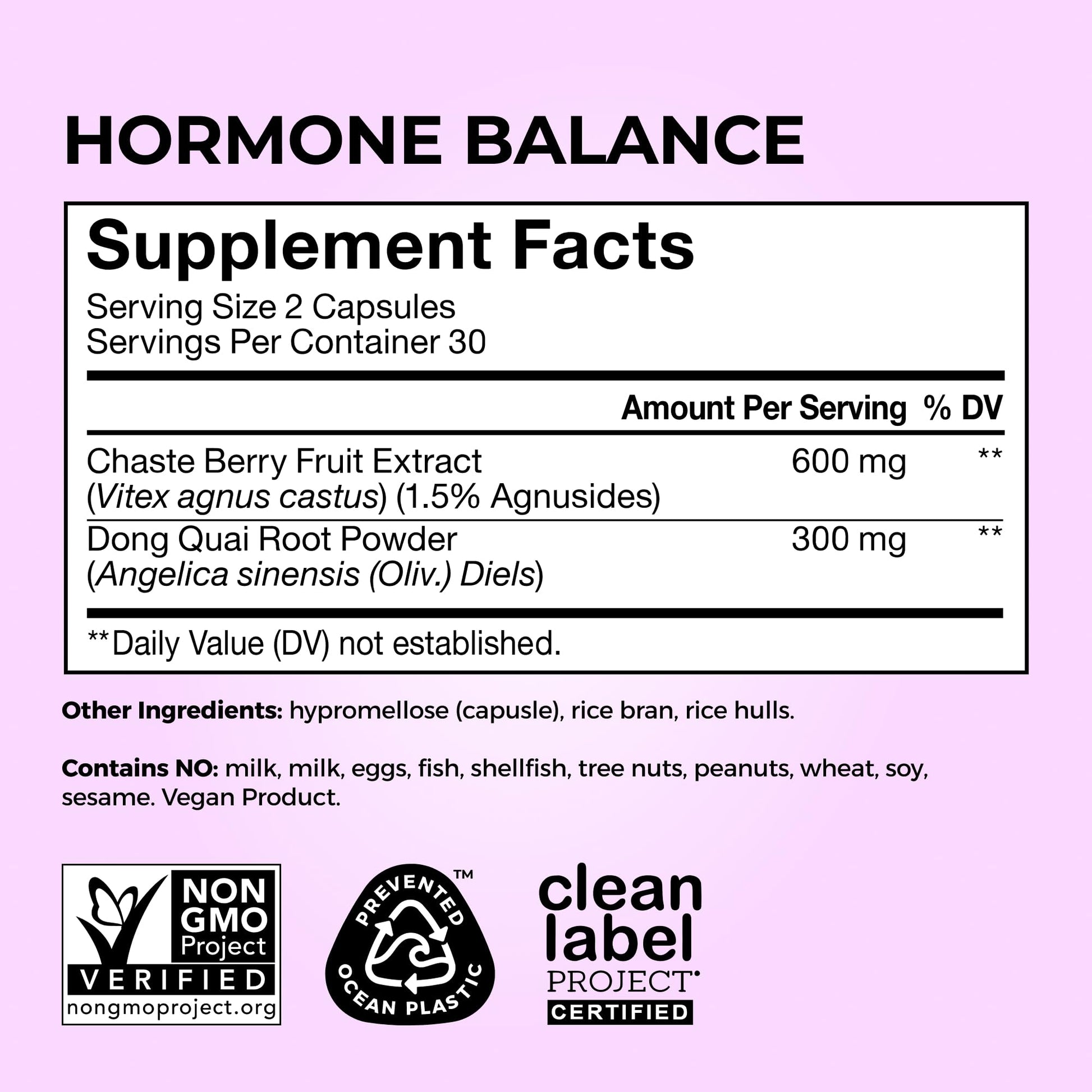 HUM Hormone Balance for Women, Supplement for Women's Health with Chasteberry & Dong Quai, Support for PMS Symptoms, Cramps, Irritability, Hormonal Balance, Monthly Support, 60 Capsules HUMBuy Supplements Australia