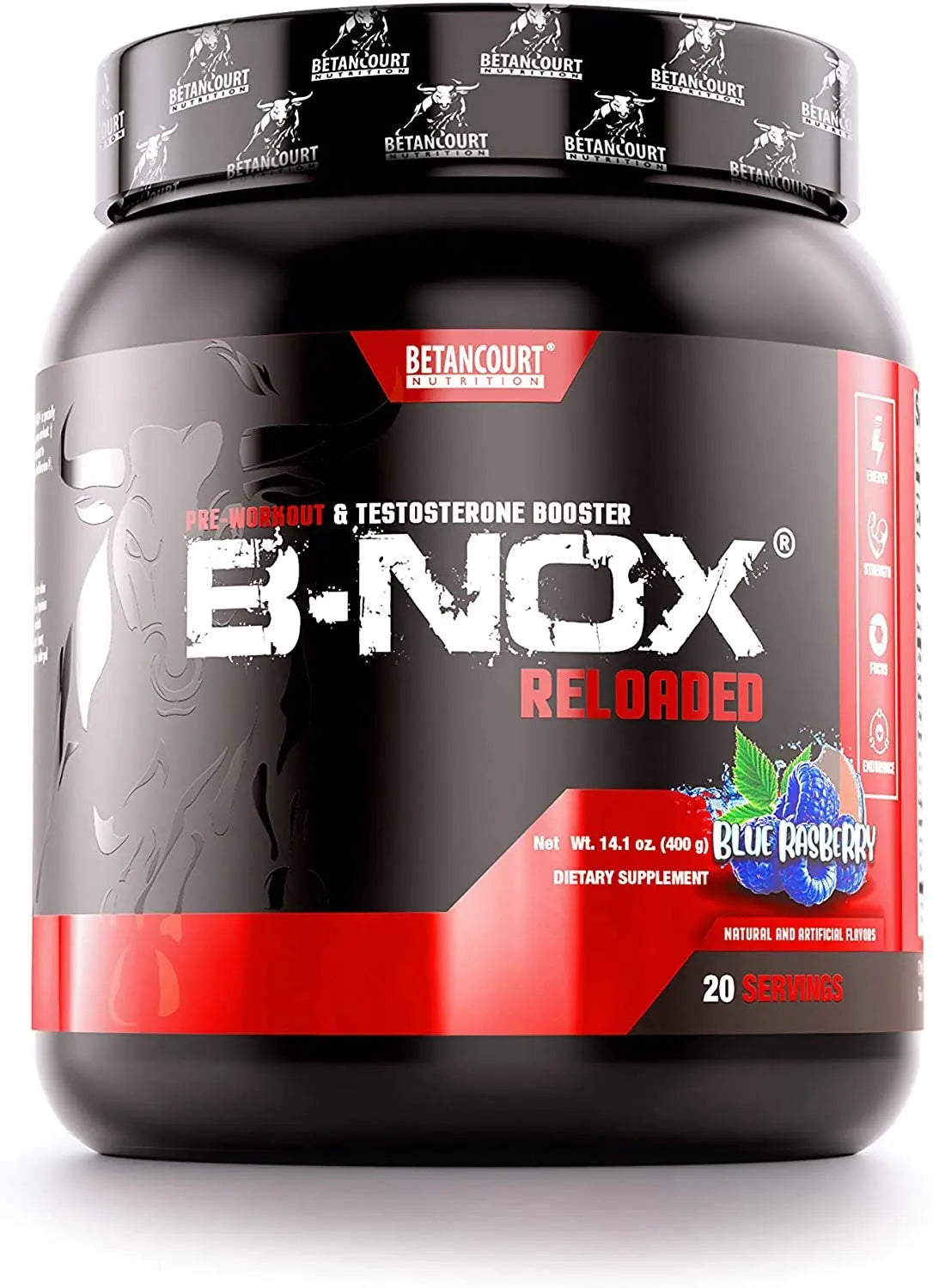Betancourt Nutrition B-Nox Reloaded Pre Workout | Energy + Focus | Beta Alanine Betancourt Nutrition
