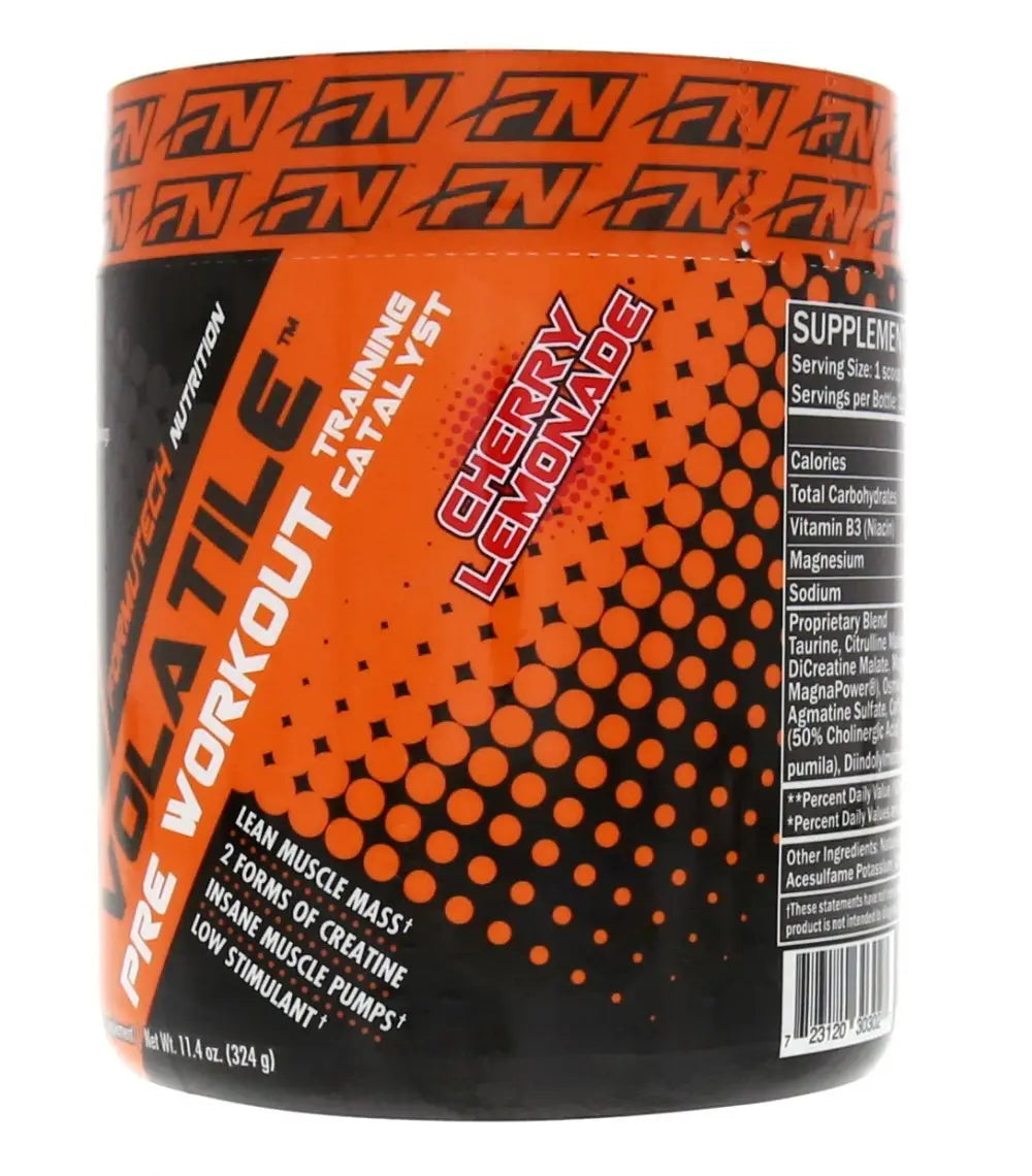Formutech Nutrition Volatile Pre Workout, Cherry Lemonade, w/2 Forms of Creatine Formutech Nutrition