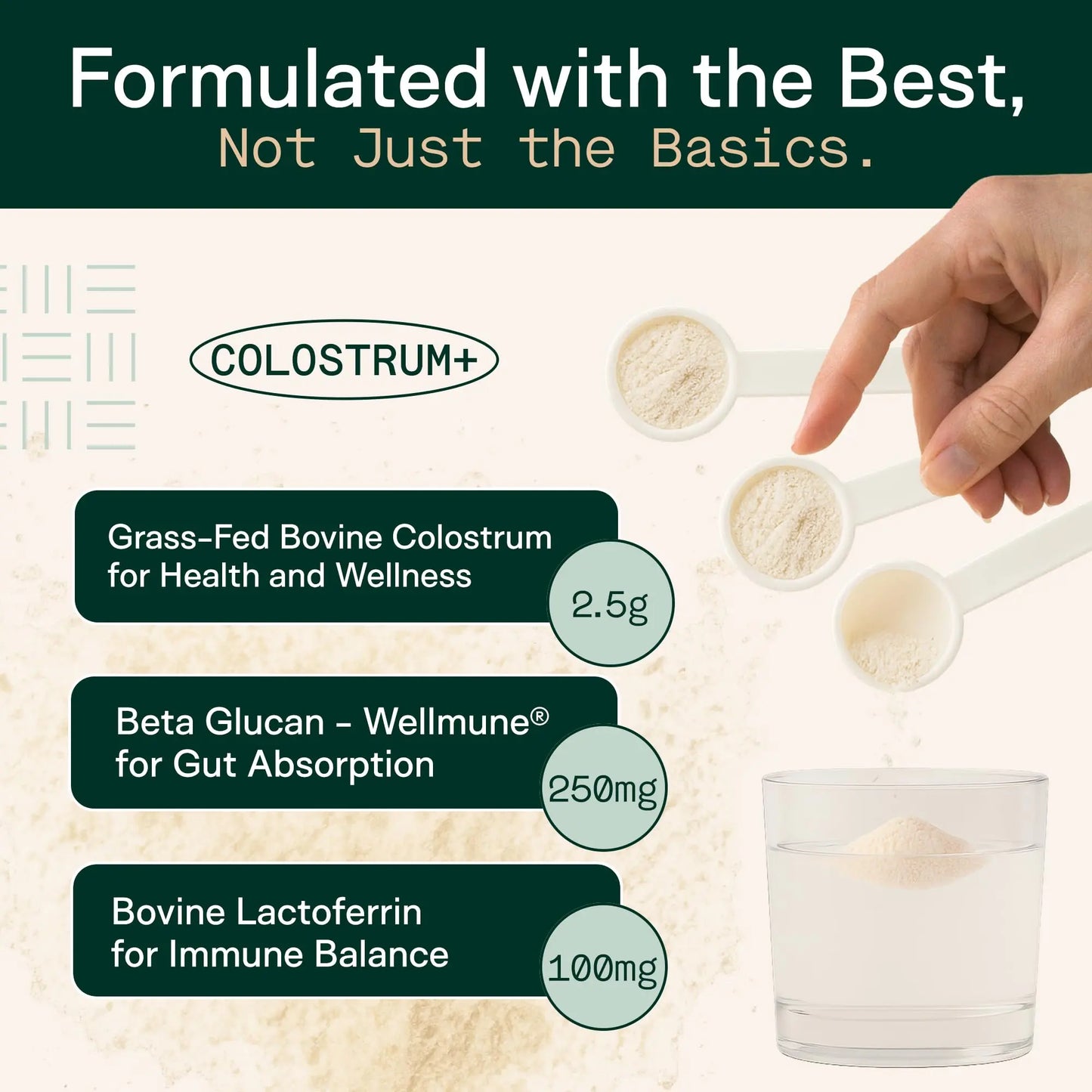 Adapt Naturals Colostrum Supplement with Lactoferrin & Beta-Glucan, Bio-Avail Grass Fed Bovine Colostrum Powder for Gut Health, Immune Support & Vitality | Non-GMO, 2500mg, Unflavored - 30 Days Supply ADAPT NATURALS BY CHRIS KRESSER buy supplements Au