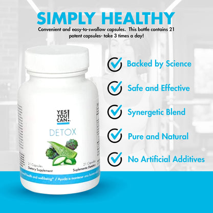 Yes You Can! Natural Detox Cleanse - Daily Cleanse Supplement for Men & Women Yes You Can!