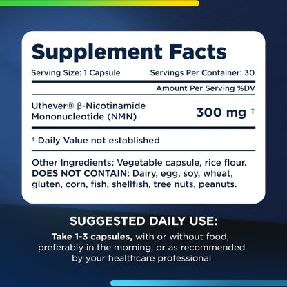 ProHealth NMN Pro 300 (30 Capsules) Clinically Studied Uthever® NMN. NAD+ Precursor for Cellular Energy, Mitochondrial Support & Healthy Aging. USA Manufactured, Triple Lab-Tested ProHealthBuy Supplements Australia
