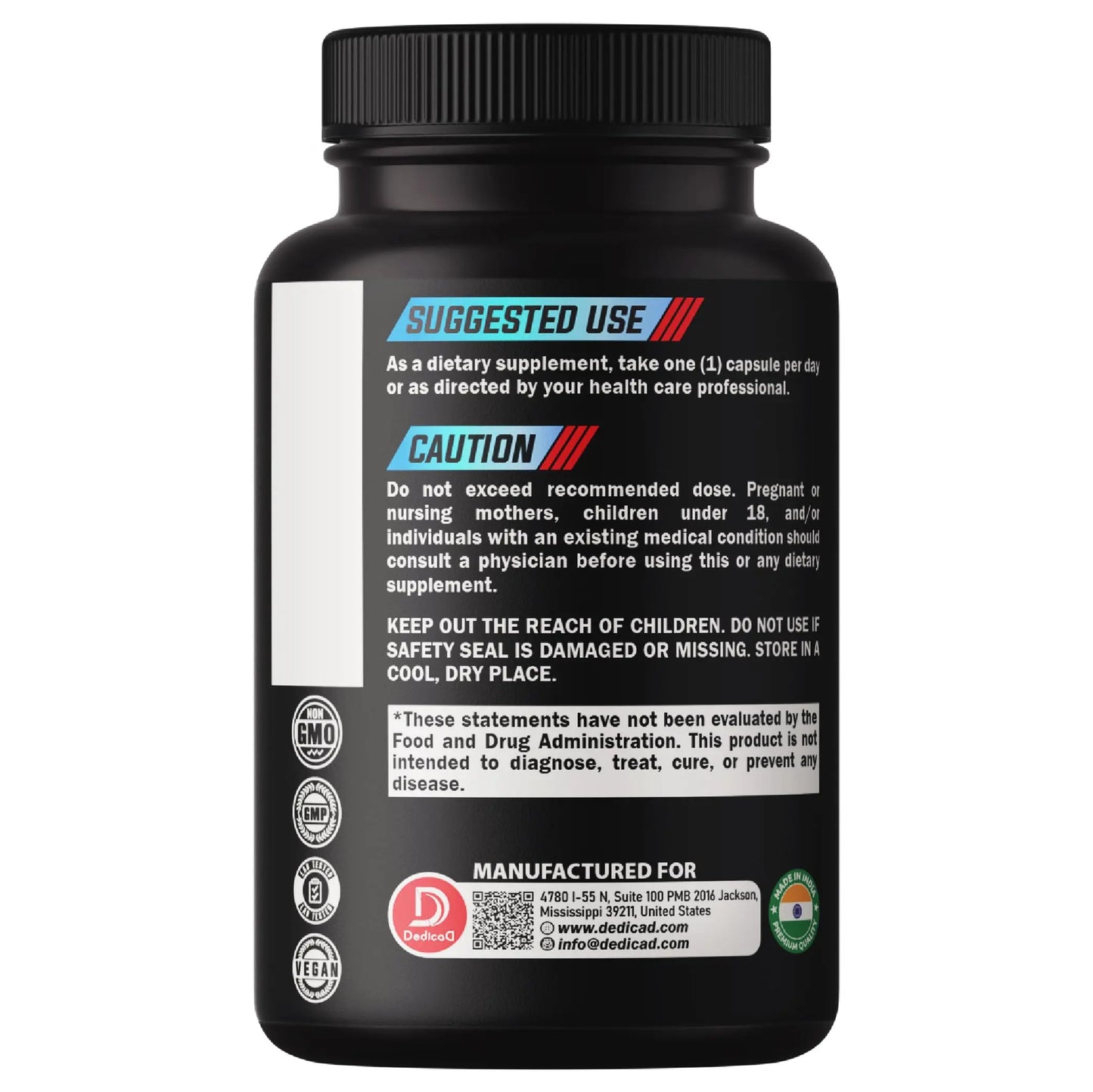 DEDICAD 20:1 Bilberry Extract Capsules - 5 Month Supply - Support Eyes, Vision & Heart Health - 10in1 Plus Grape Seed, Carrot, Elderberry, Eyebright & Others - 150 Counts DEDICAD buy supplements Au
