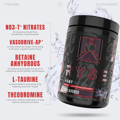 RYSE Up Supplements Project Blackout Pump Powder | Pump, Power, Endure | Betaine RYSE Up Supplements