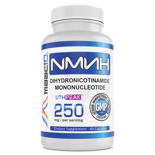 MAAC10 NMNH (NMN Supplement Alternative) 250mg Serving | Uthpeak™ NMNH (Dihydronicotinamide Mononucleotide) for Better Stability | 30-Day Supply. MAAC10Buy Supplements Australia