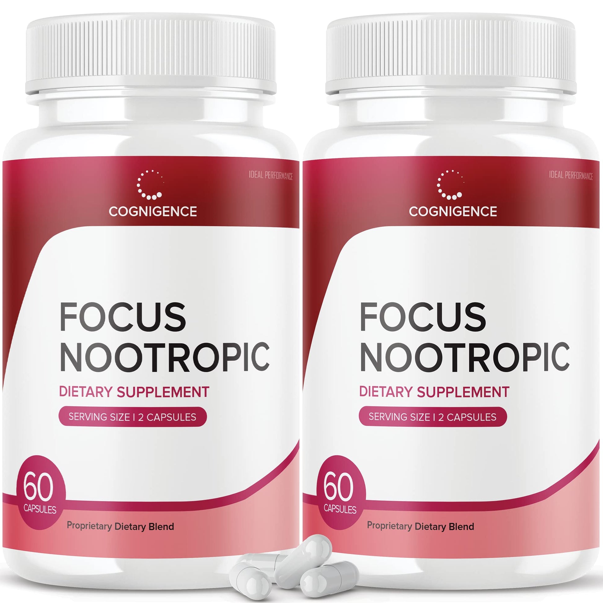 IDEAL PERFORMANCE (2 Pack) Cognigence Focus Nootropic Memory Booster Supplement Pills (120 Capsules) IDEAL PERFORMANCEBuy Supplements Australia