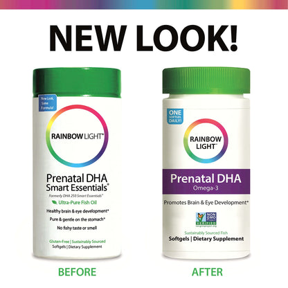 Rainbow Light Prenatal One High Potency Daily Multivitamin with Folate, Ginger and Probiotics Rainbow Light