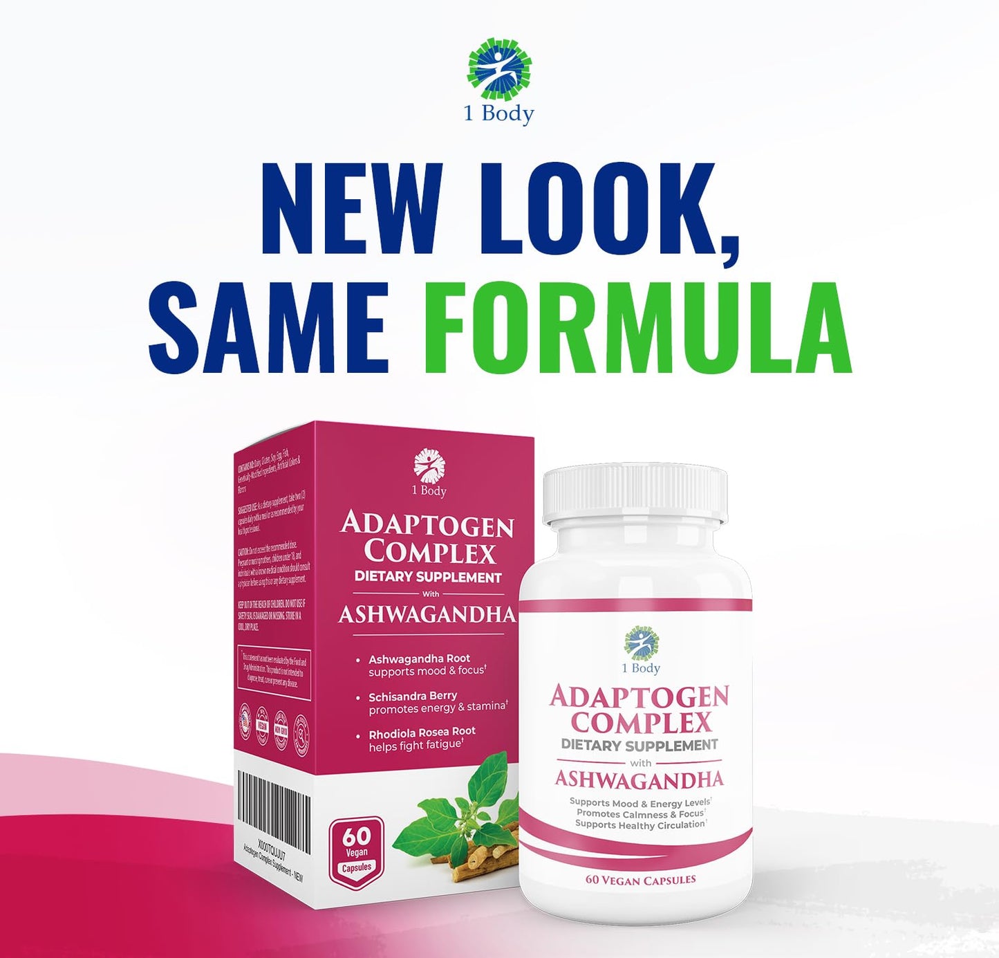 1 Body Adaptogen Complex with Ashwagandha 1 Body