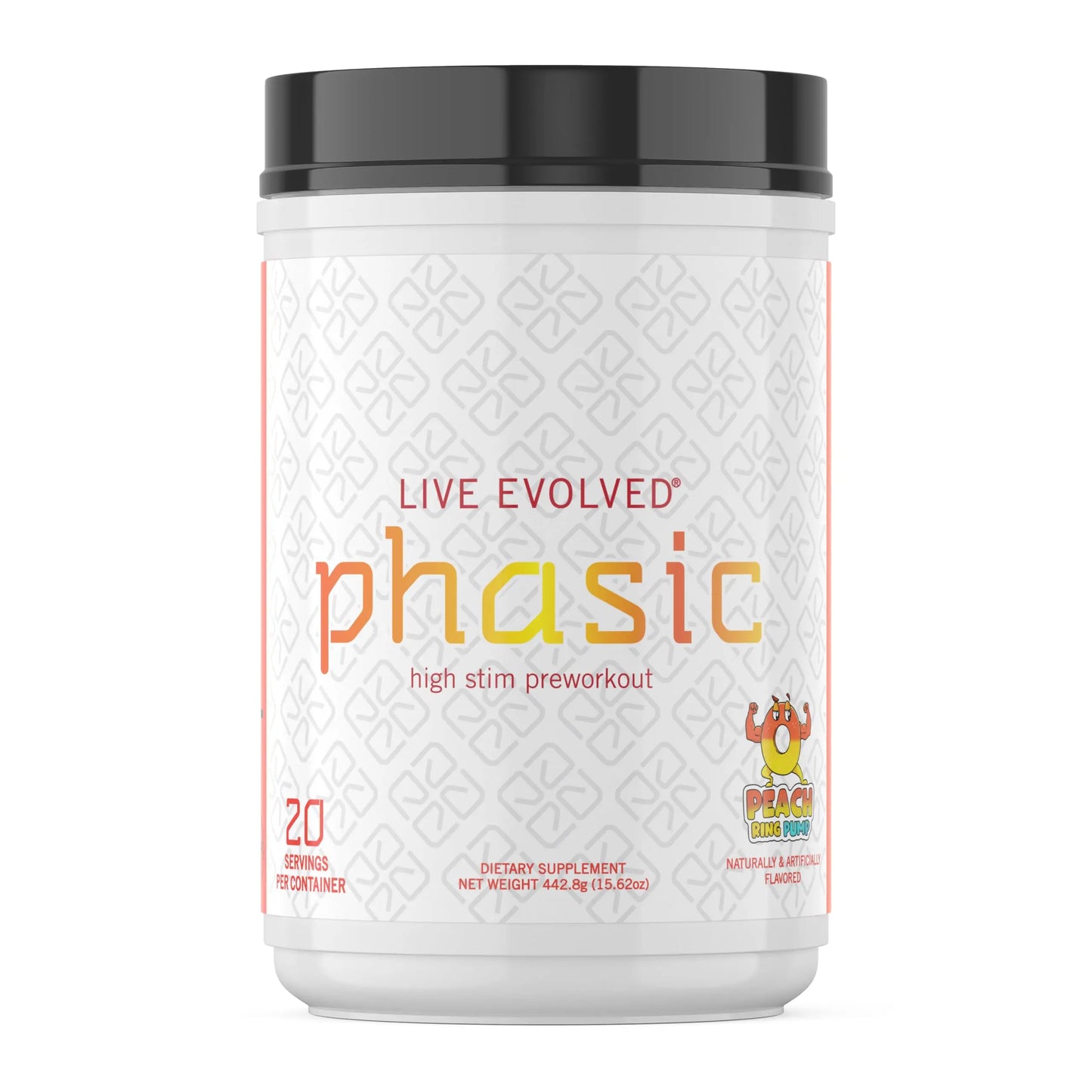 Live Evolved Phasic - High Stim Pre Workout for Men & Women - Energy | Pump | Nootropics Live Evolved