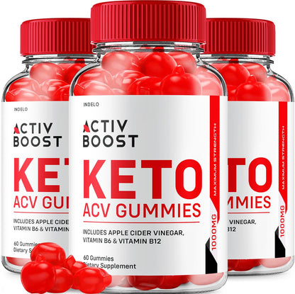 (3 Pack) Activ Boost Keto ACV Gummies - Activ Boost Keto ACV Gummies Reviews Indelo
