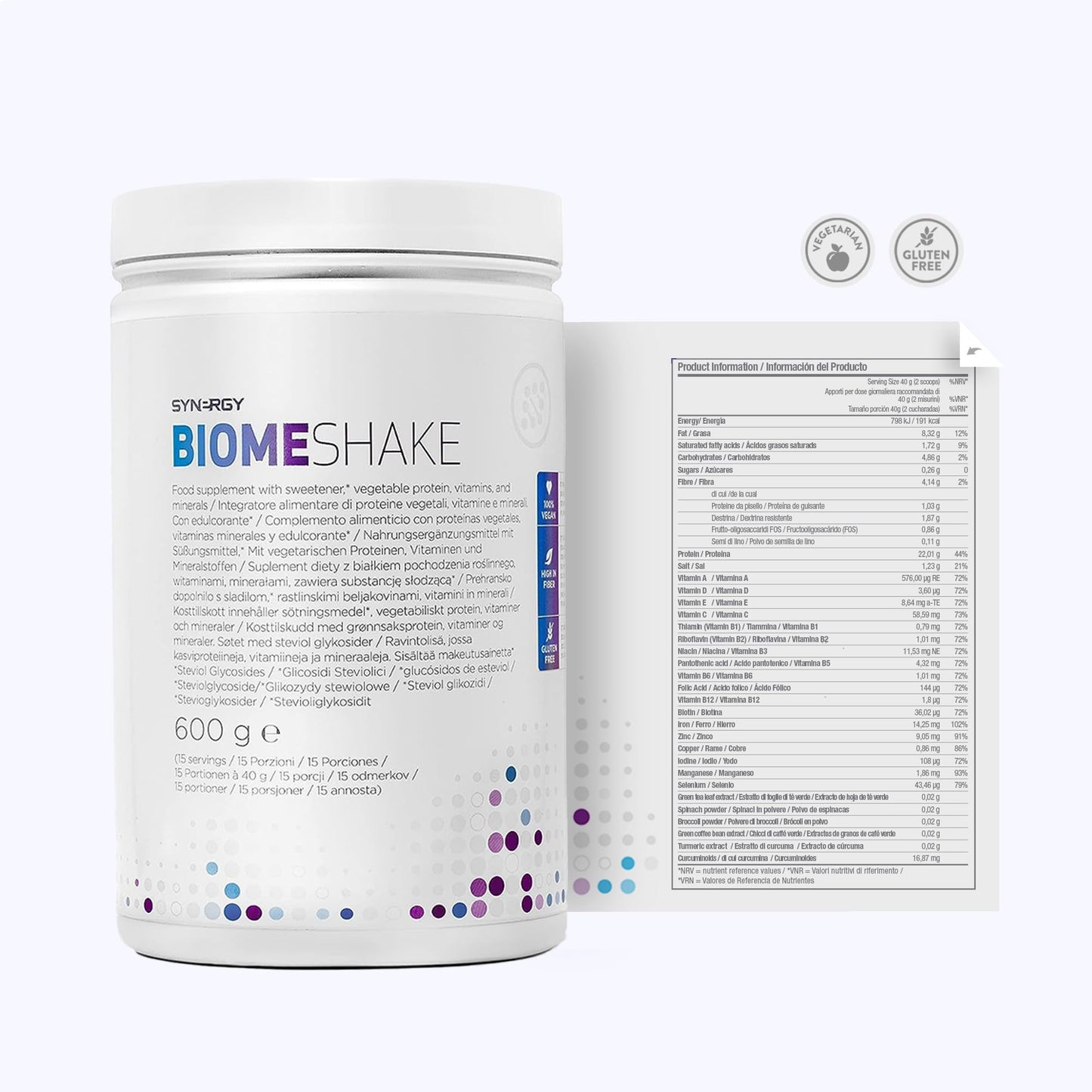 Synergy Worldwide Biome Shake 600 g | 22g Protein Powder Supplement | High in nutrients, Vitamins and Minerals Synergy WorldwideBuy Supplements Australia