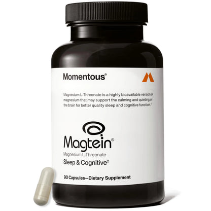 Momentous Magtein Magnesium L-Threonate - Brain & Rest Support Supplement - Boosts Cognitive Function & Sleep Quality Momentous