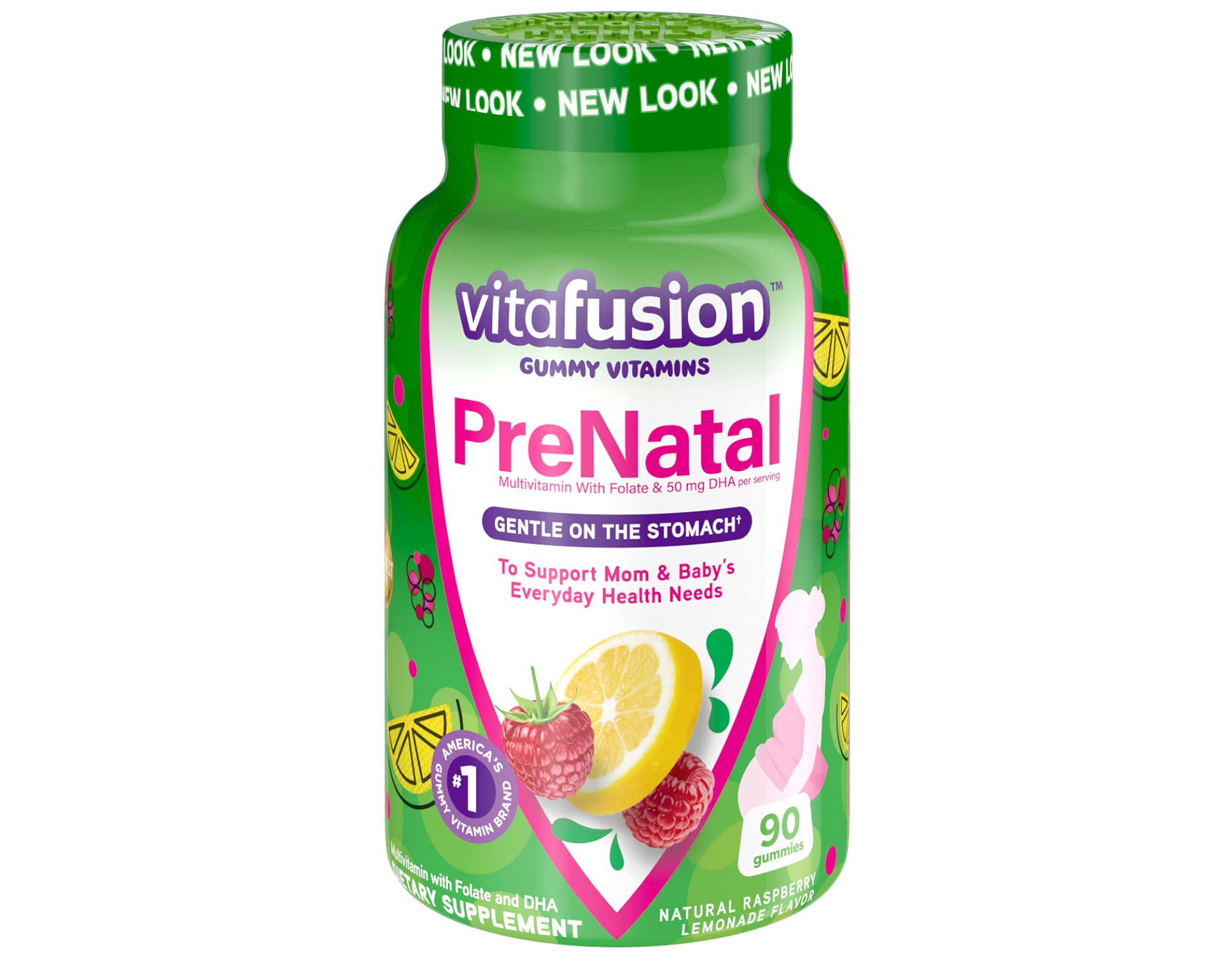 Vitafusion Prenatal, Gummy Vitamins VTiCxz, 4Pack (90 Count) Vitafusion