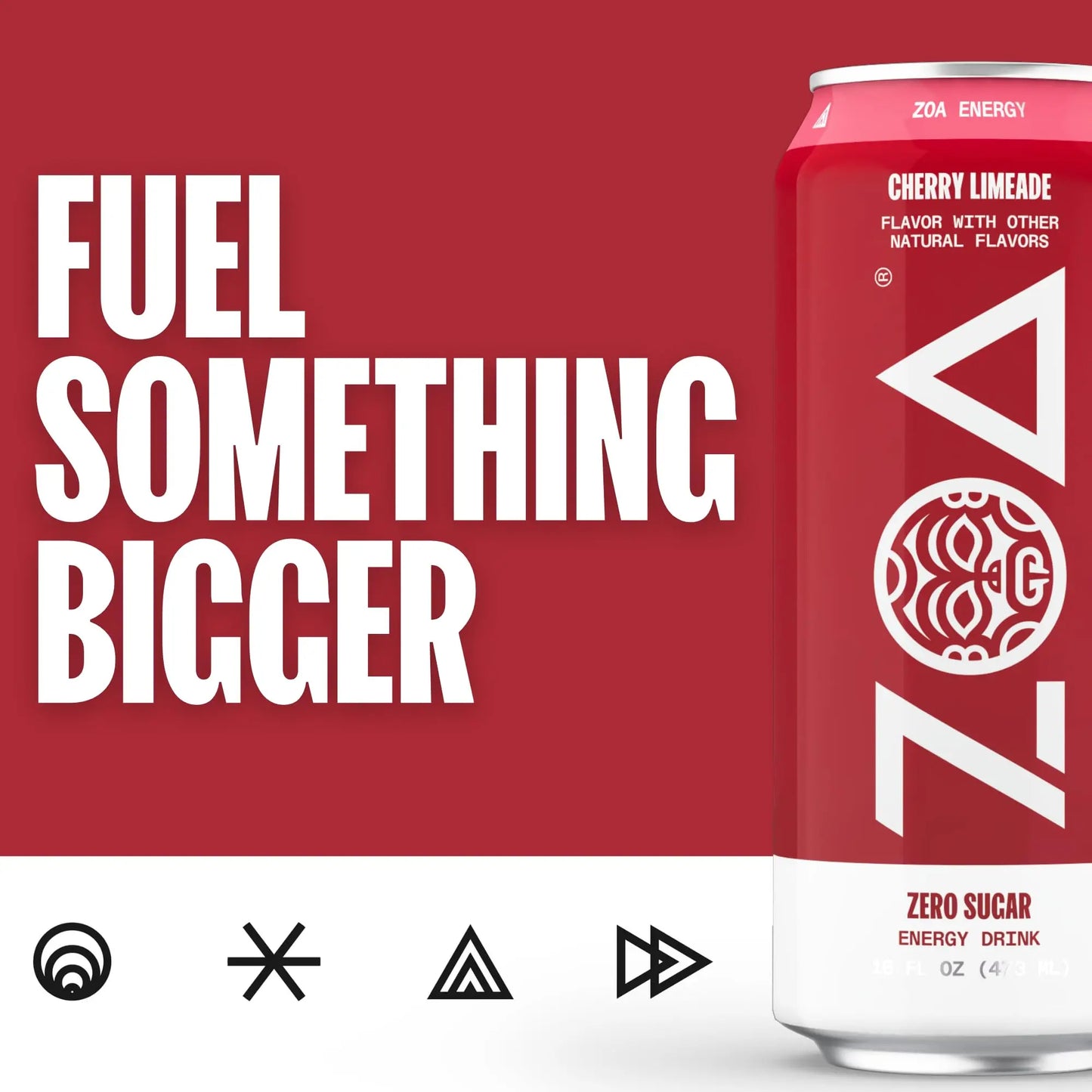 ZOA Energy Drink & Pre-Workout Powder Bundle, Cherry Limeade ZOA