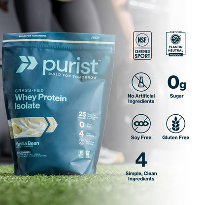 PURIST REP Whey Protein Powder, Premium Milk Chocolate Grassfed Isolate,Workout Recovery, Keto Friendly, Clean Nutrition Meal Replacement, Promotes Lean Muscle, Sugar and Gluten-Free Women Men, 2 Lb PURIST buy supplements Au