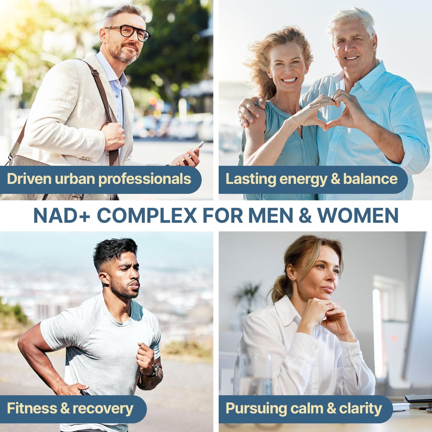 SYZY GENICS NAD+ Supplement 1600mg Extra Strength - Liposomal NMN Alternative with Resveratrol, Urolithin A, CoQ10, Quercetin & ALA - Mitochondrial Energy & Anti-Aging, Cell Regeneration, 60 Softgels SYZY GENICSBuy Supplements Australia