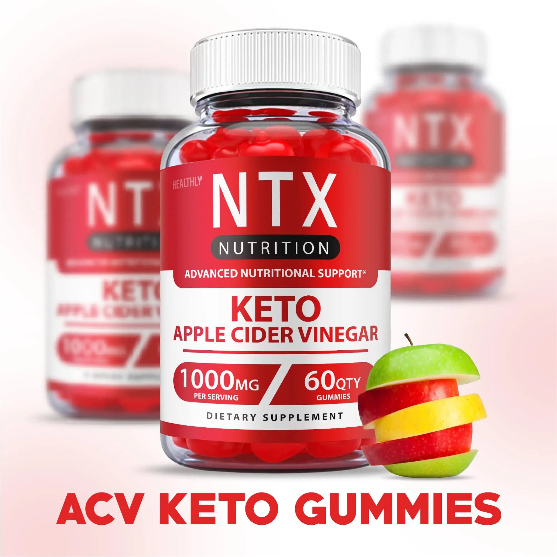 (3 Pack) NTX Keto Gummies Max Strength Ntx Keto Acv Gummies Advanced, Ntx Nutrition Healthly