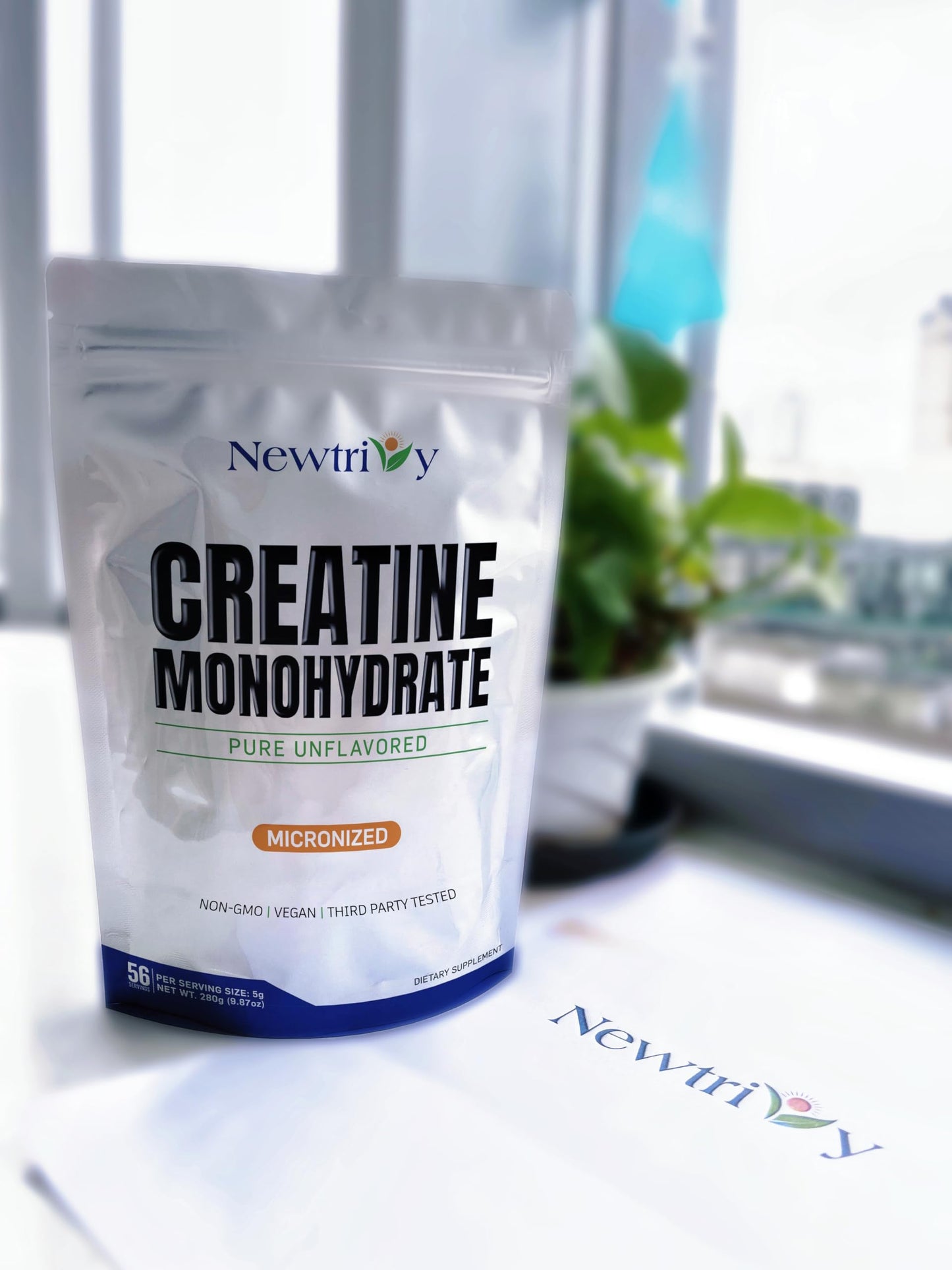 Creatine Monohydrate,Micronized, Pure,Unflavored,280g (9.8oz) NewtrivyBuy Supplements Australia