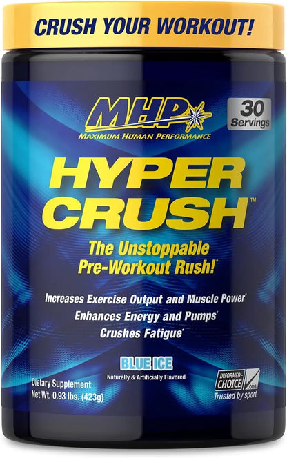Maximum Human Performance MHP HYPER CRUSH Pre Workout energy drink creatine Maximum Human Performance