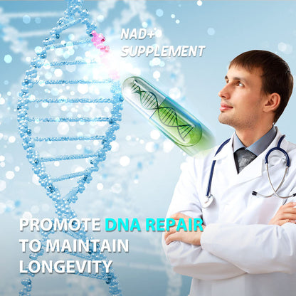 TEATTY NAD+ & Resveratrol Supplement - NMN Alternative with 120 Capsules, Anti-Aging Cellular Support, Energy & Longevity Booster, DNA Repair Formula TEATTYBuy Supplements Australia