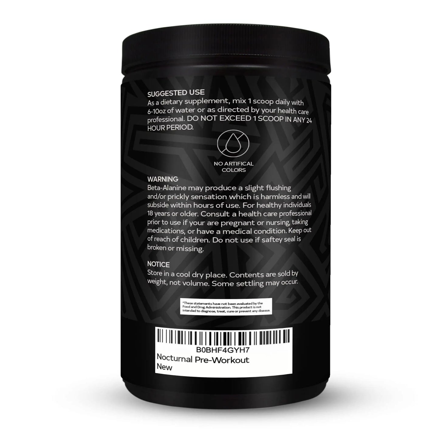 The Supplement Co Nocturnal Pre Workout - No Caffeine Night Time Preworkout for Men The Supplement Co