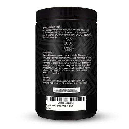 The Supplement Co Nocturnal Pre Workout - No Caffeine Night Time Preworkout for Men The Supplement Co