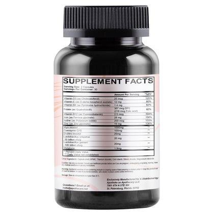 AGNOSITOL: Prenatal Vitamin, Vaginal Probiotic, Fertility Support, Ovulation & PCOS Support APOTHEKE