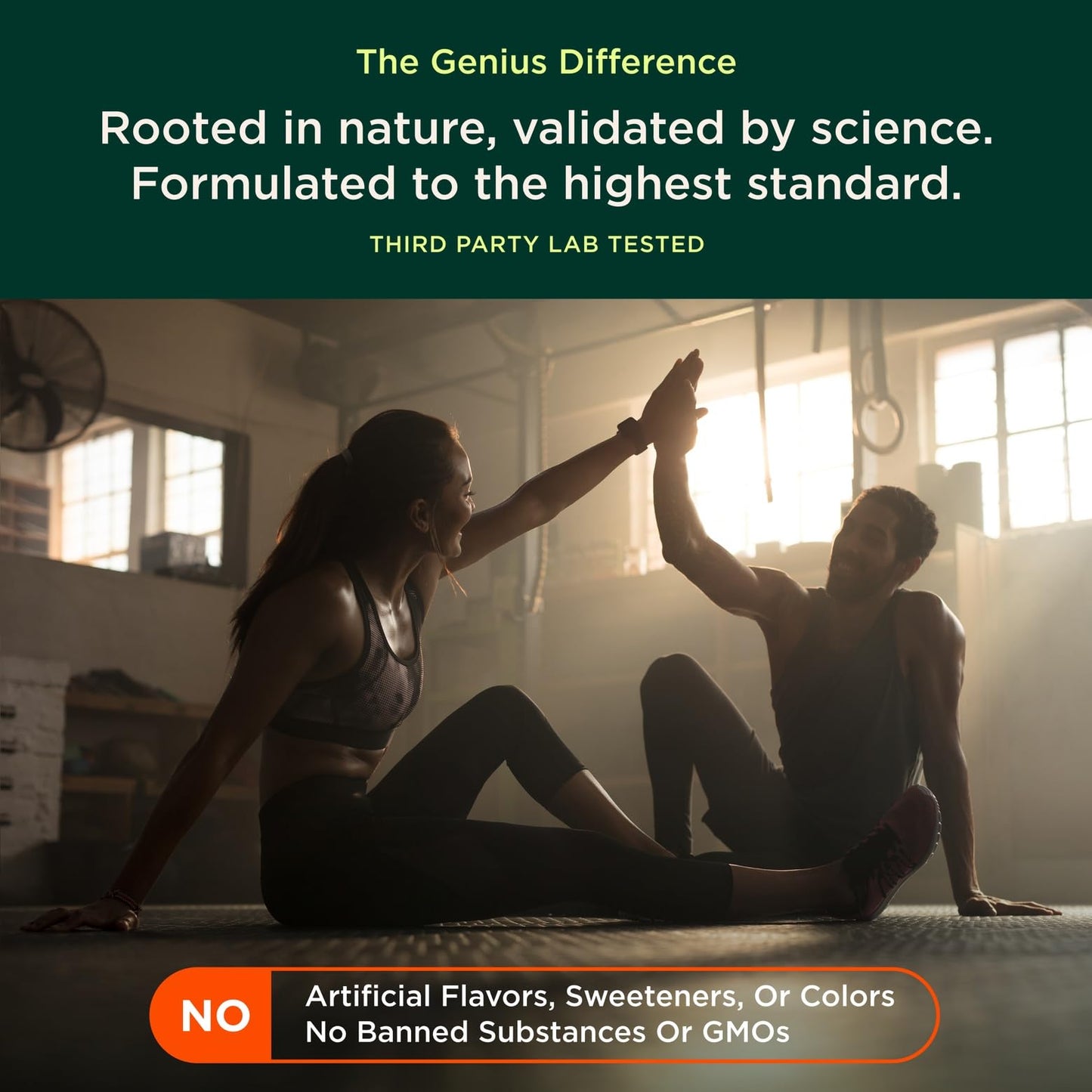 Genius Joy, Nootropic Mood Enhancer Supplement - Support Cognitive Health, Enhance Mood & Neural Function with Brain Boosting L-Theanine, Panax Ginseng & SAM-e - Organic, Non-GMO, & Gluten-Free The Genius BrandBuy Supplements Australia