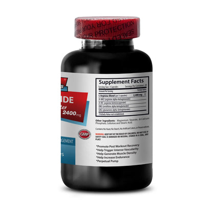 L-arginine Supplement - Nitric Oxide Booster 2400mg - Nitric Oxide Booster - pre Workout Sport Supplements