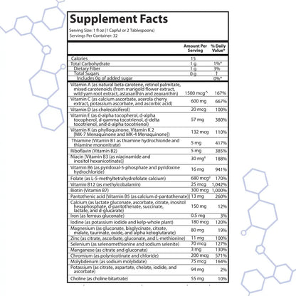 intraMAX Drucker Labs Organic Sugar-Free All-in-One Performance Liquid Multivitamin for Men & Women | Non-GMO, Gluten & Dairy Free | with Magnesium, Zinc, Vitamins D, C & E | 32 oz intraMAX buy supplements Au
