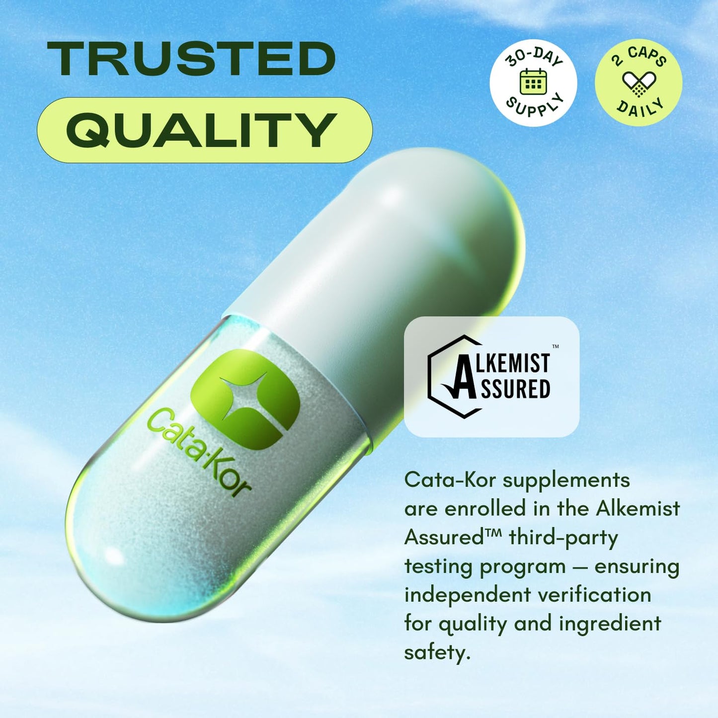 Cata-Kor NMN Supplement Alternative – Liposomal NAD+ Supplement – Third-Party Tested – NAD CORE – 90-Day Supply – 180 Capsules Cata-KorBuy Supplements Australia