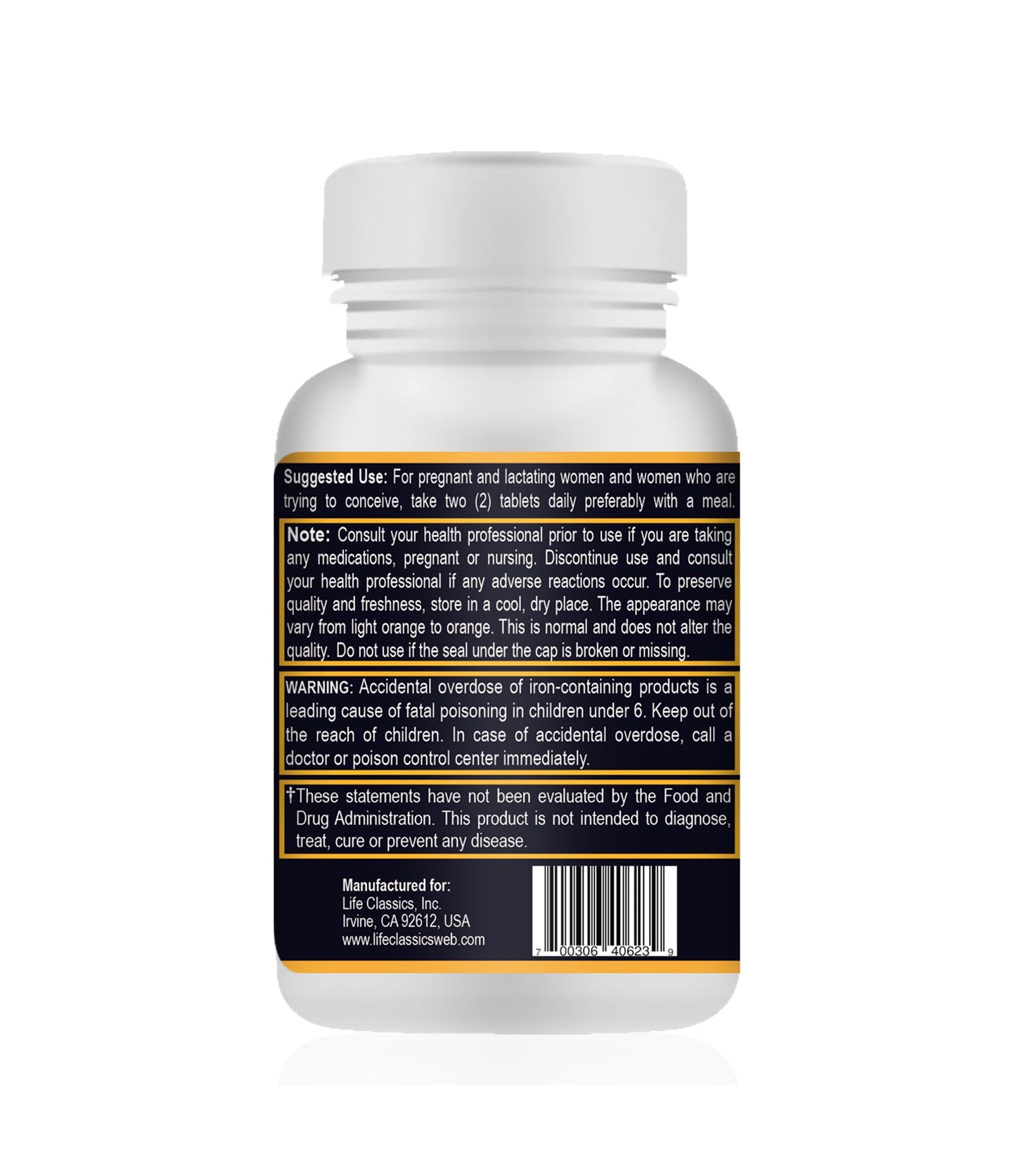 Your Nutritionist - Prenatal Multivitamin – 120 Tablets – 60 Days Your Nutritionist